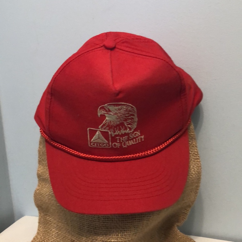 Citgo red trucker cap One size adjustable